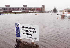 Flooding on River Drive